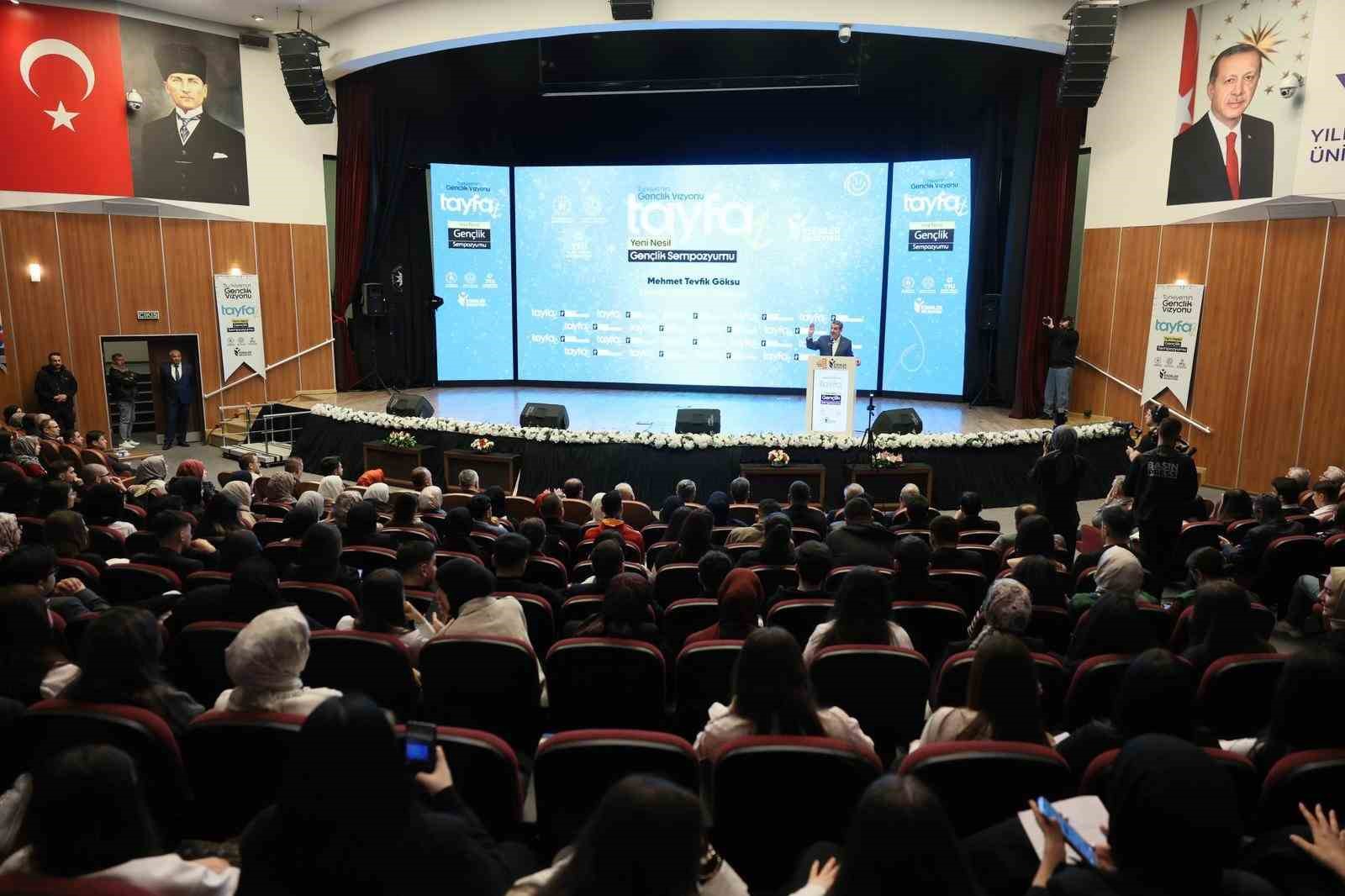 Yeni nesil gençlik vizyonu sempozyumla ele alındı
