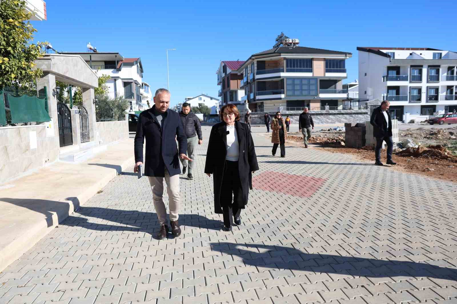 Yeni yıla hızlı başlayan Başkan Gençay, çalışmaları inceledi
