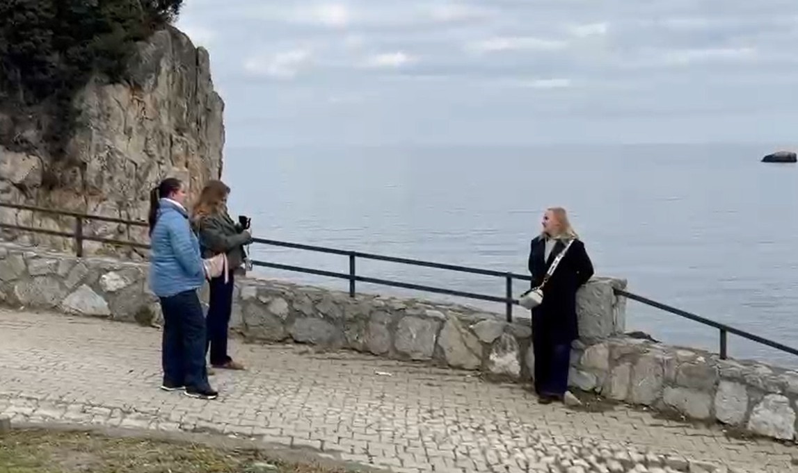 Yeni yılın ilk Rus turistleri Amasra’da
