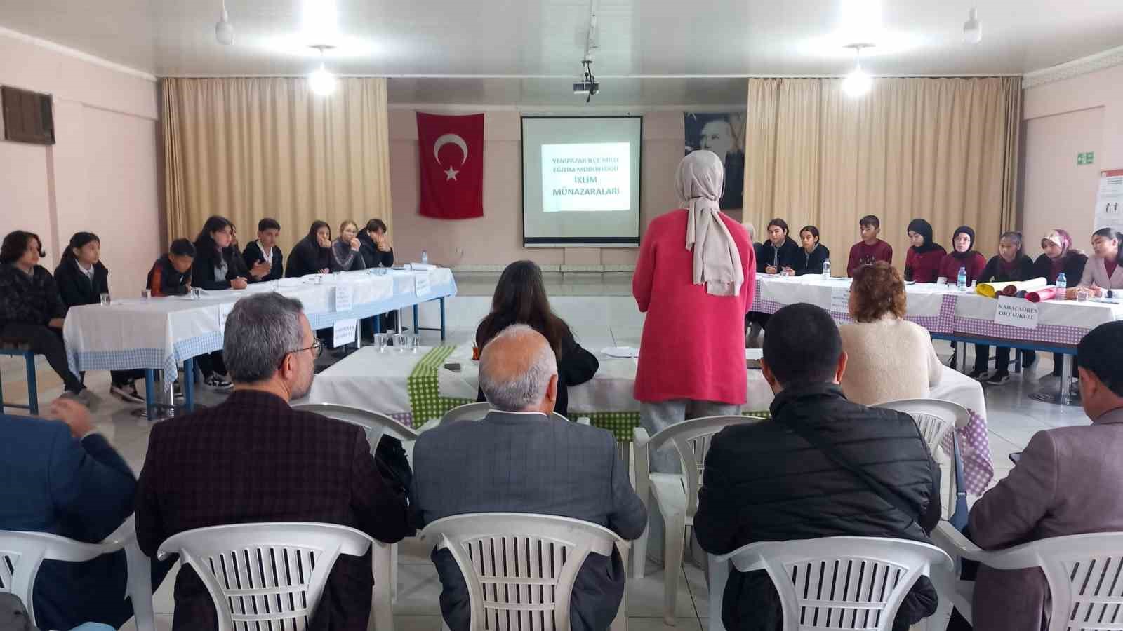 Yenipazar’da Ortaokullar Arası İklim Münazarası düzenlendi
