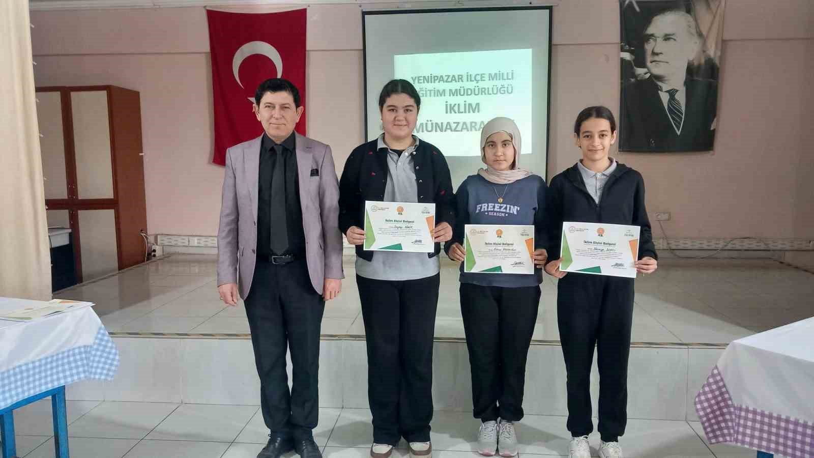 Yenipazar’da Ortaokullar Arası İklim Münazarası düzenlendi
