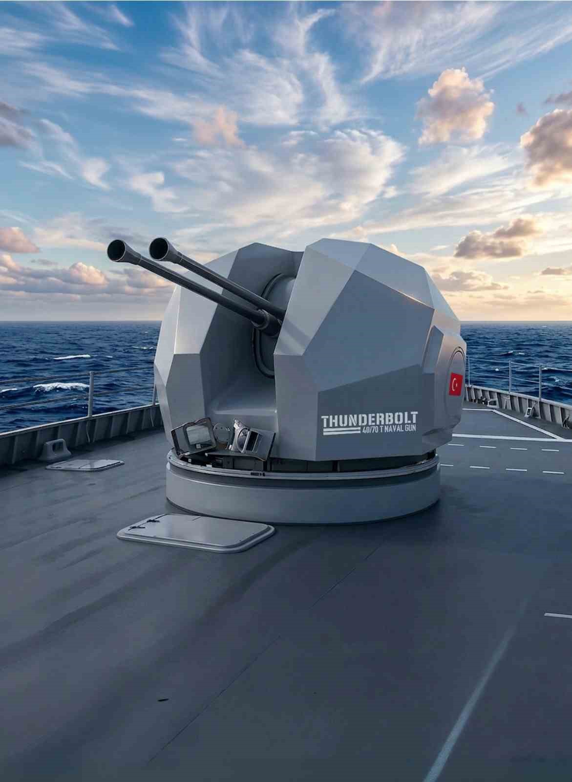 Yerli ve milli çift namlulu deniz topları görücüye çıkıyor
