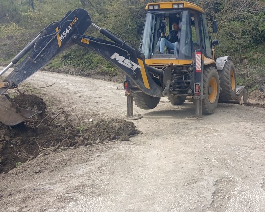 Yığılca’da asfalt öncesi çalışmalar hızlandırıldı
