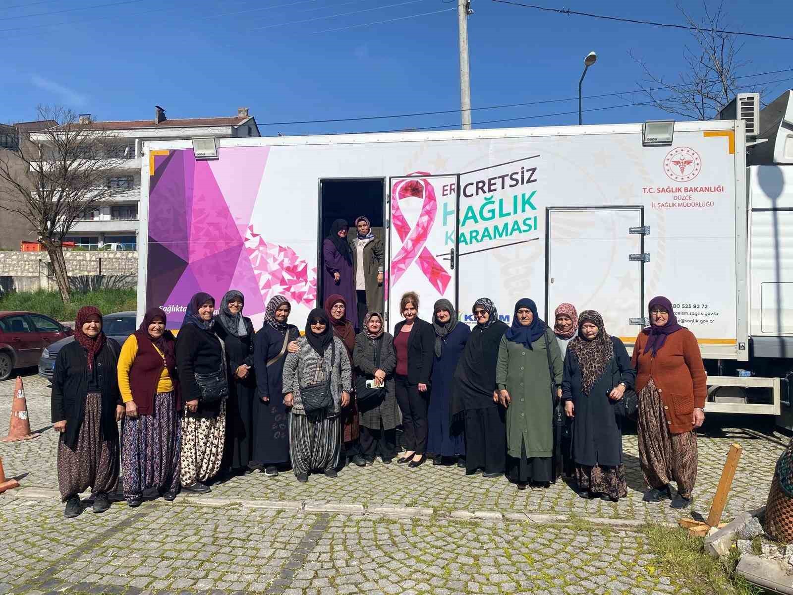 Yığılca’da kanser taraması vatandaşın ayağına geldi
Yığılca’da kanser taraması vatandaşın ayağına geldi