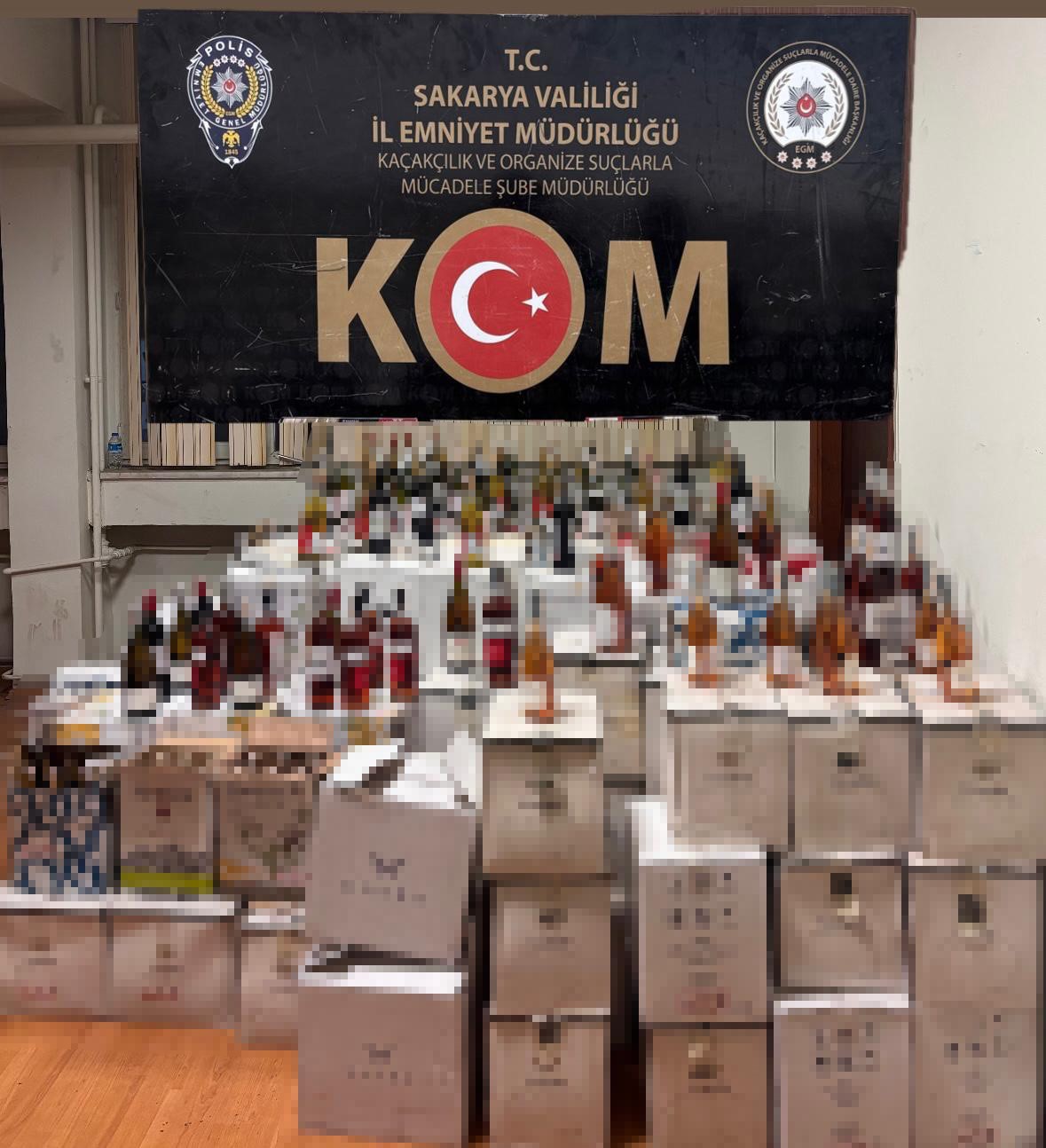 Yılbaşı öncesi kaçak içki operasyonu: 2 bin şişe ele geçirildi, 1 gözaltı
