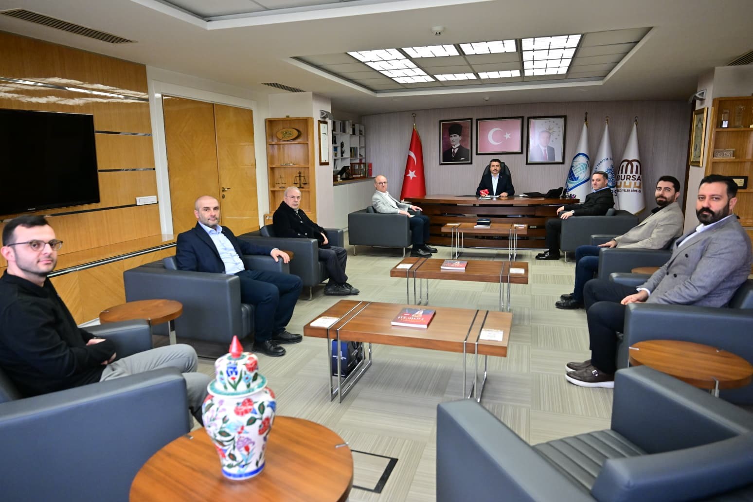 Yıldırım Belediye Başkanı Oktay Yılmaz’a akademik ziyaret
