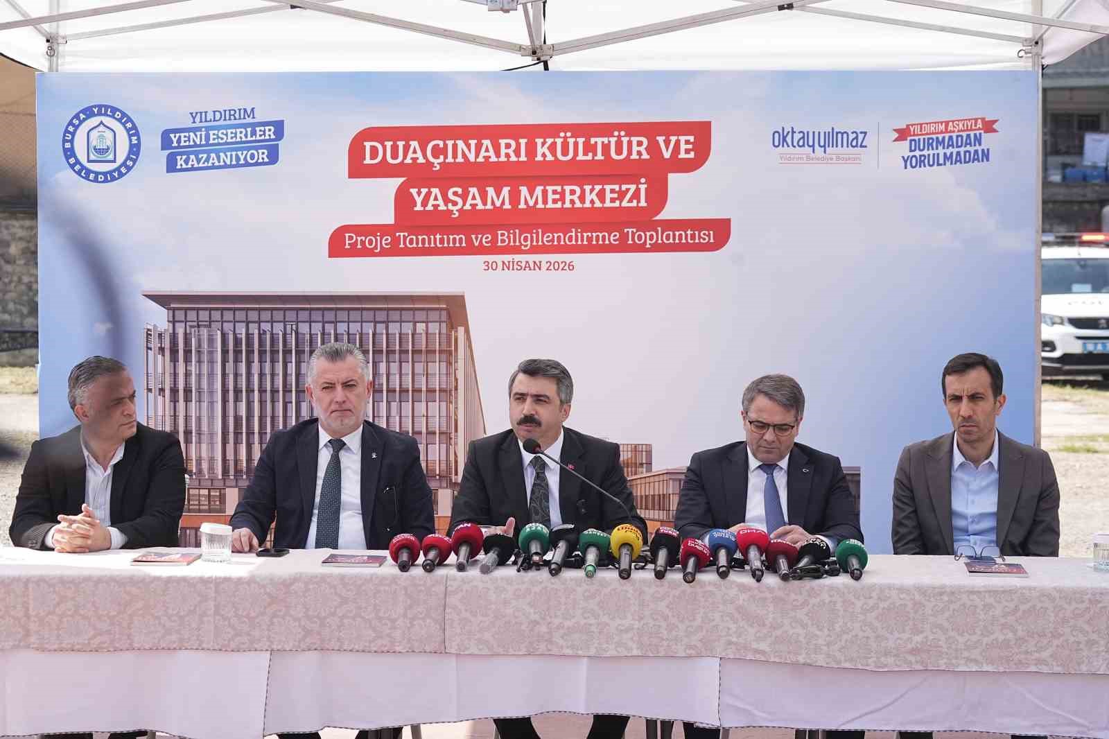 Yıldırım’da 8.3 dönümlük arazide dev kültür merkezi yükselecek

