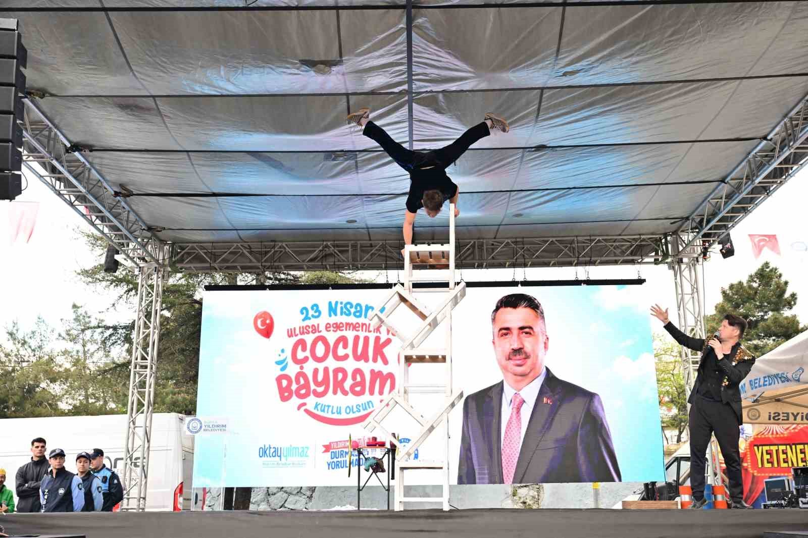 Yıldırım’da çocukların bayramı şölene dönüştü
