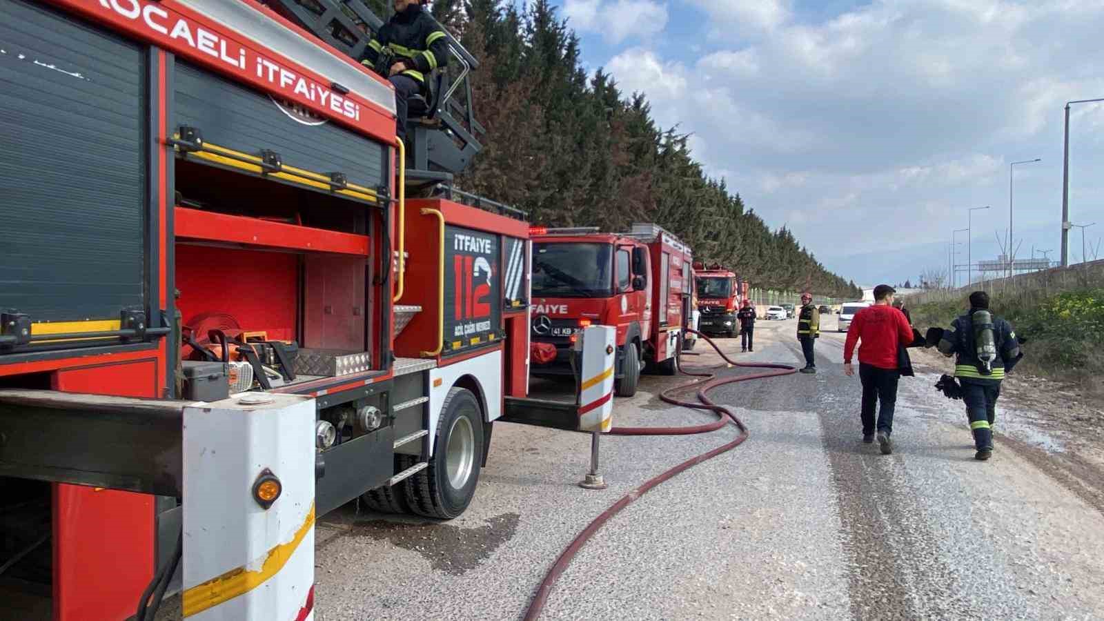 Yıldız Entegre fabrikasında korkutan yangın
