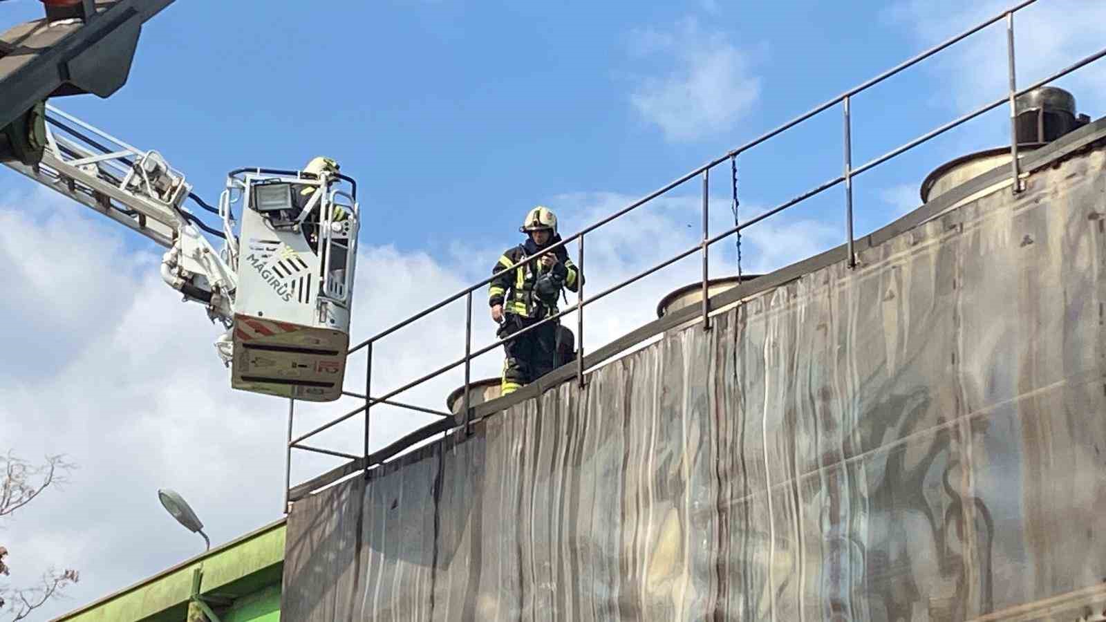 Yıldız Entegre fabrikasında korkutan yangın
