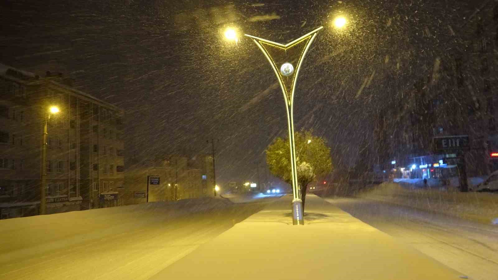 Yoğun kar ve tipi Bitlis’te hayatı olumsuz etkiledi
