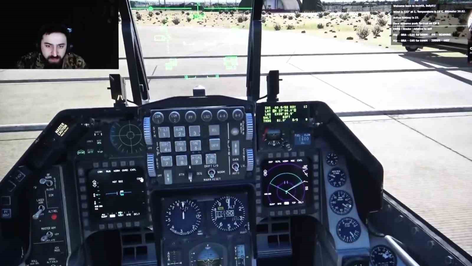 Youtuber gençten çatı katından sanal F-16 eğitimi
