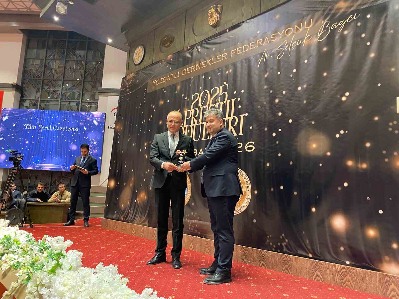 Yozgatlı Dernekler Federasyonu 2025 Prestij Ödülleri sahiplerini buldu
