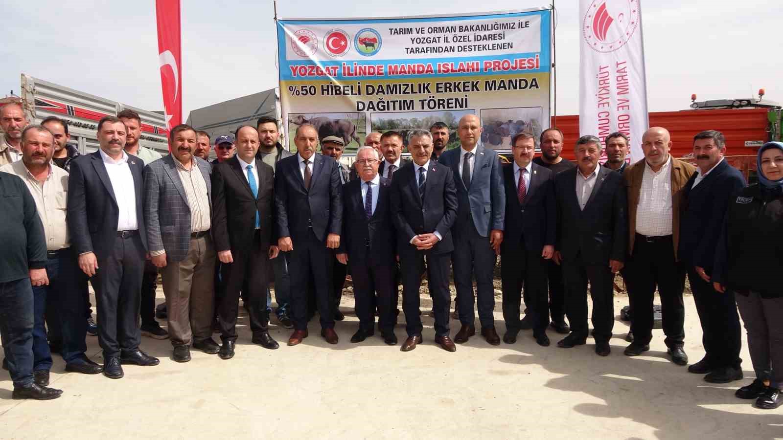 Yozgat’ta 20 manda üreticilere teslim edildi
