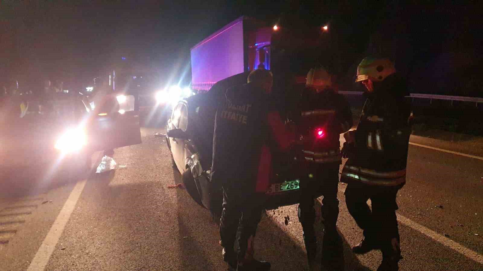 Yozgat’ta otomobil takla attı, 5 kişi yaralandı
