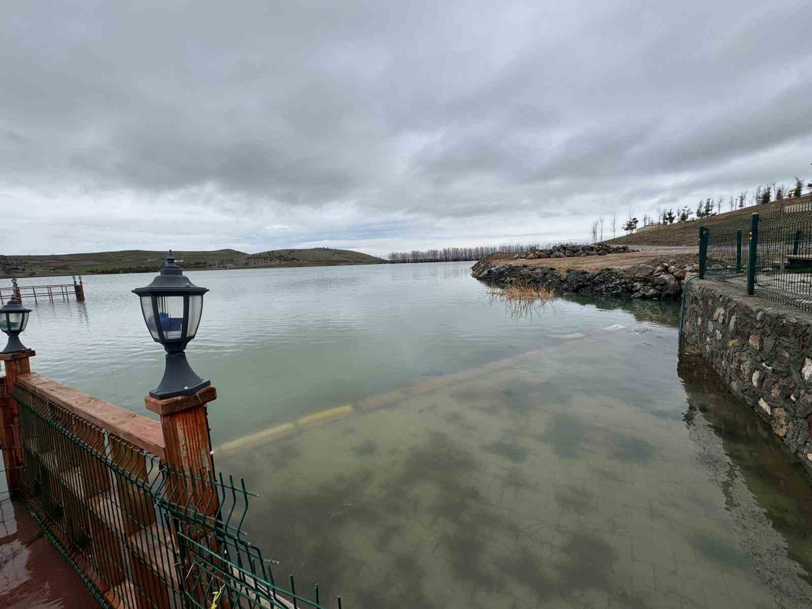 Yozgat’ta yağan kar eridi, göletlerde su seviyesi arttı
