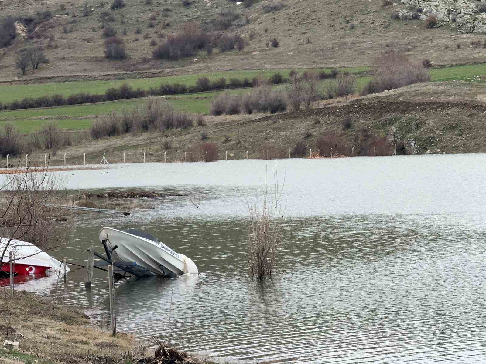 Yozgat’ta yağan kar eridi, göletlerde su seviyesi arttı
