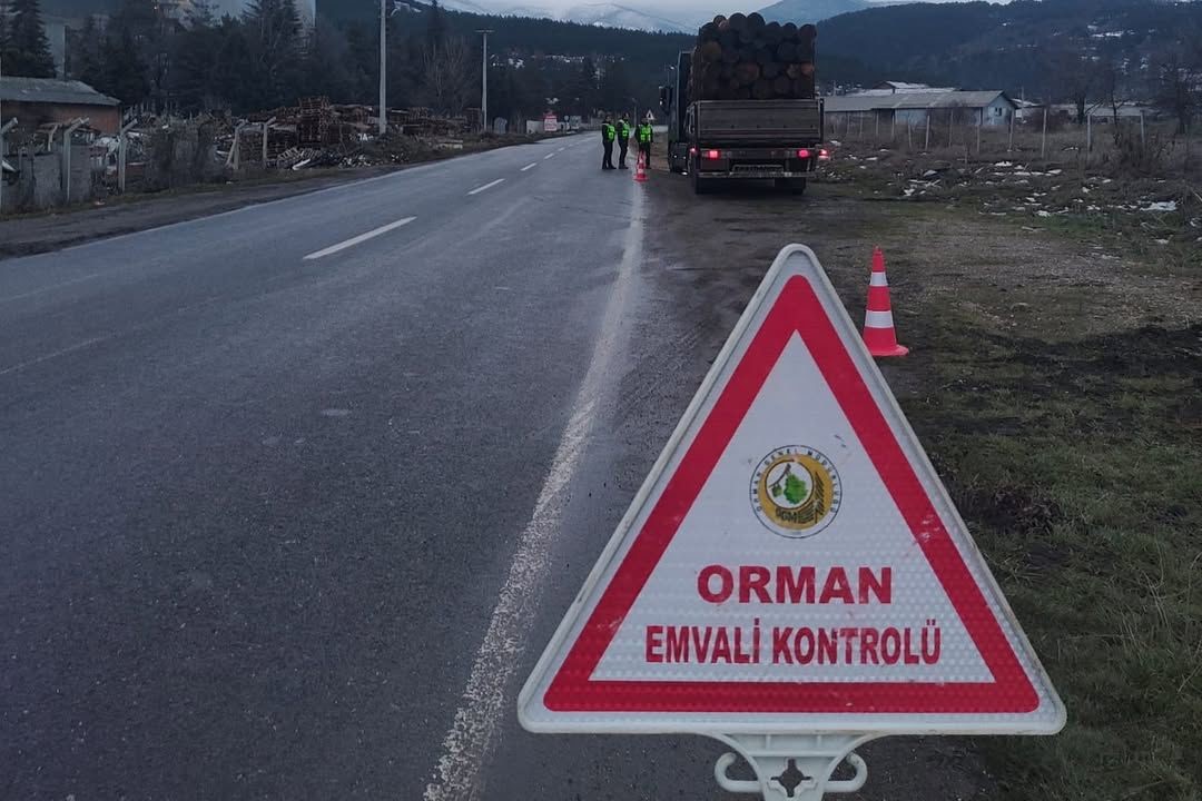 Yüklü araçlar tek tek kontrol edildi
