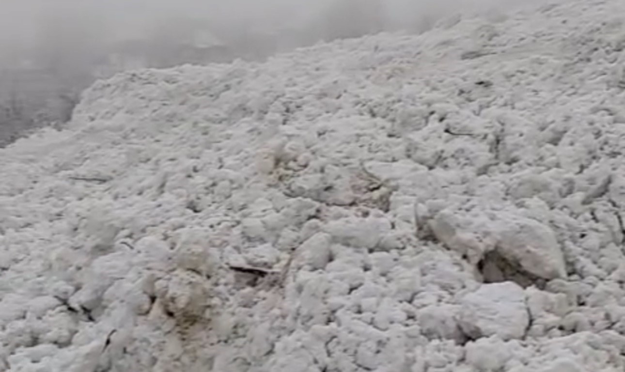 Yüksekova’da aynı bölgede ikinci çığ
