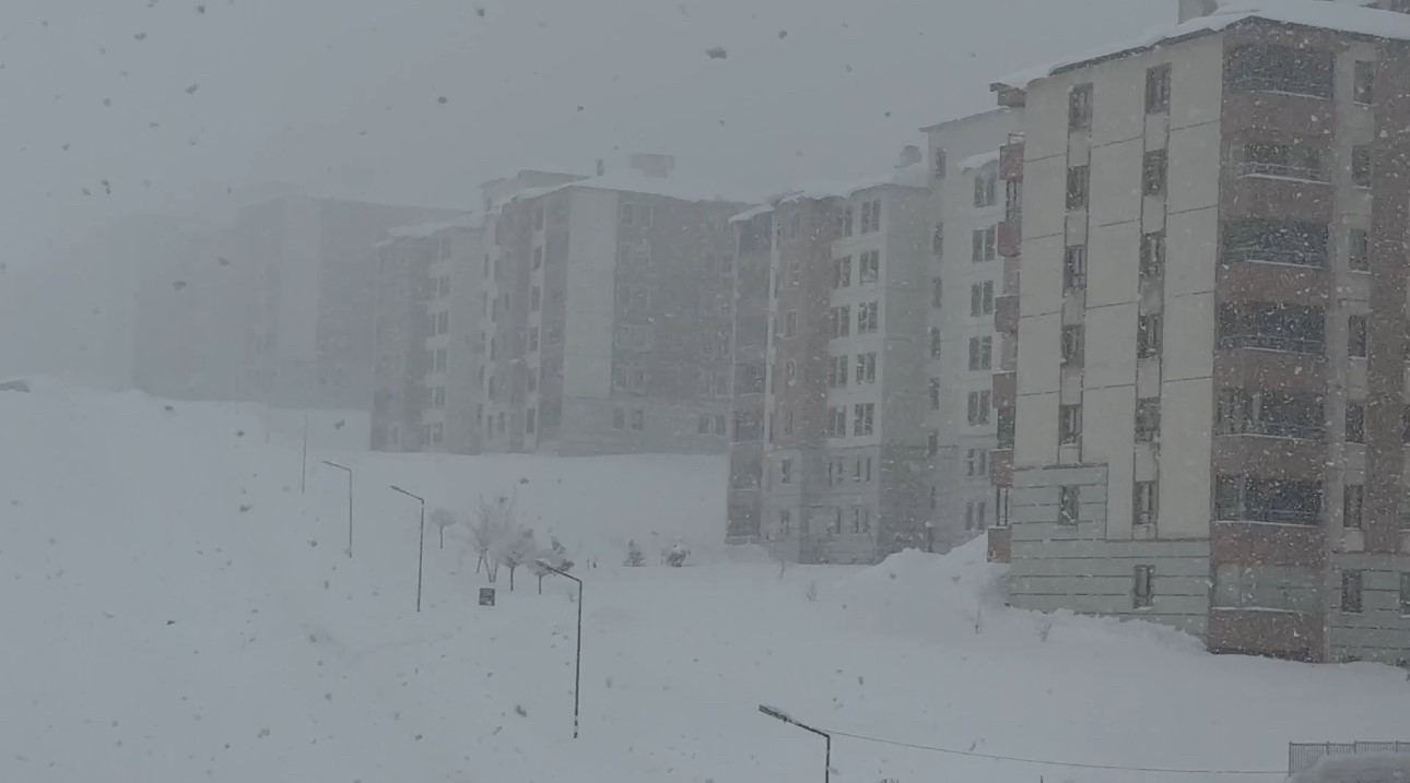 Yüksekova’da kar esareti
