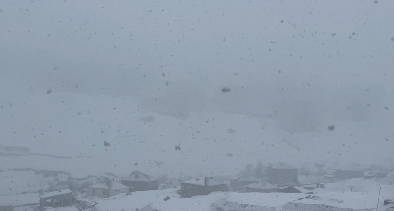 Yüksekova’da kar yağışı ilçeyi beyaza bürüdü
