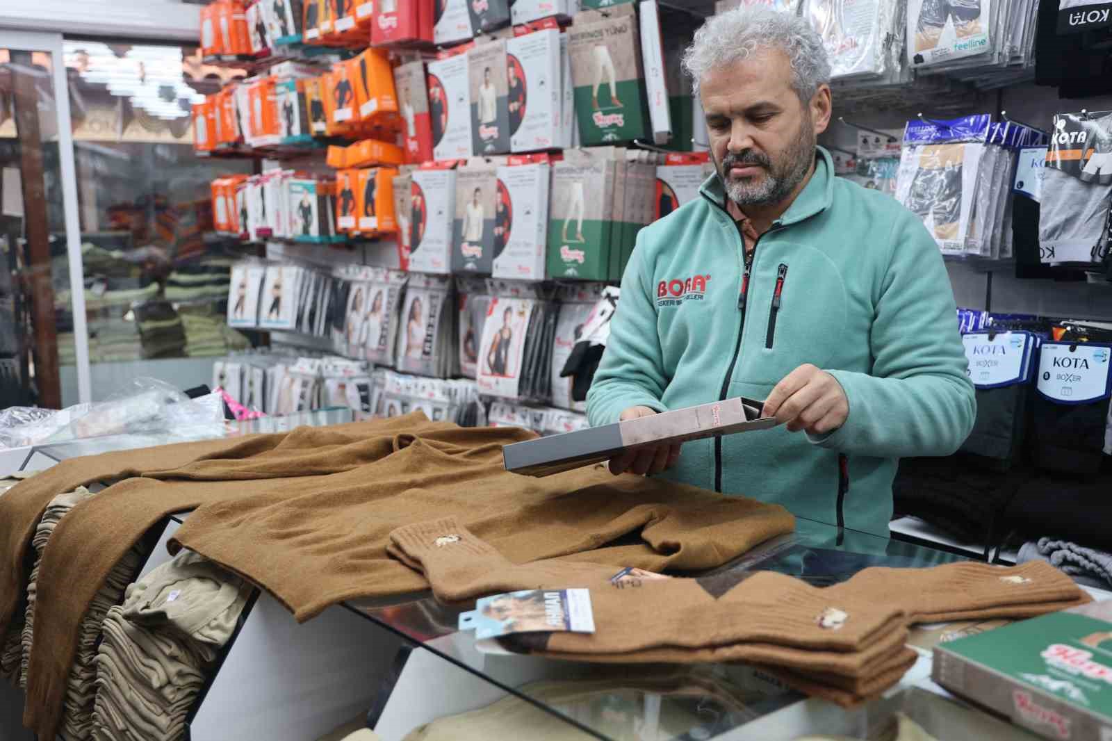 Yün ürünler soğuk havalarda vücudu koruyor
