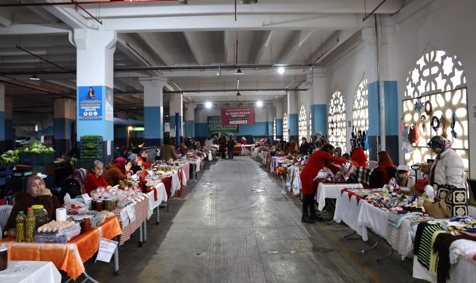 Yunusemre’de 14 Şubat temalı "Kadın El Emeği Pazarı" kuruldu
