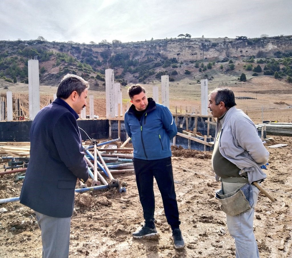 Yusuflar Mahallesi’nde 36 atlık barınak inşaatı hızla yükseliyor
