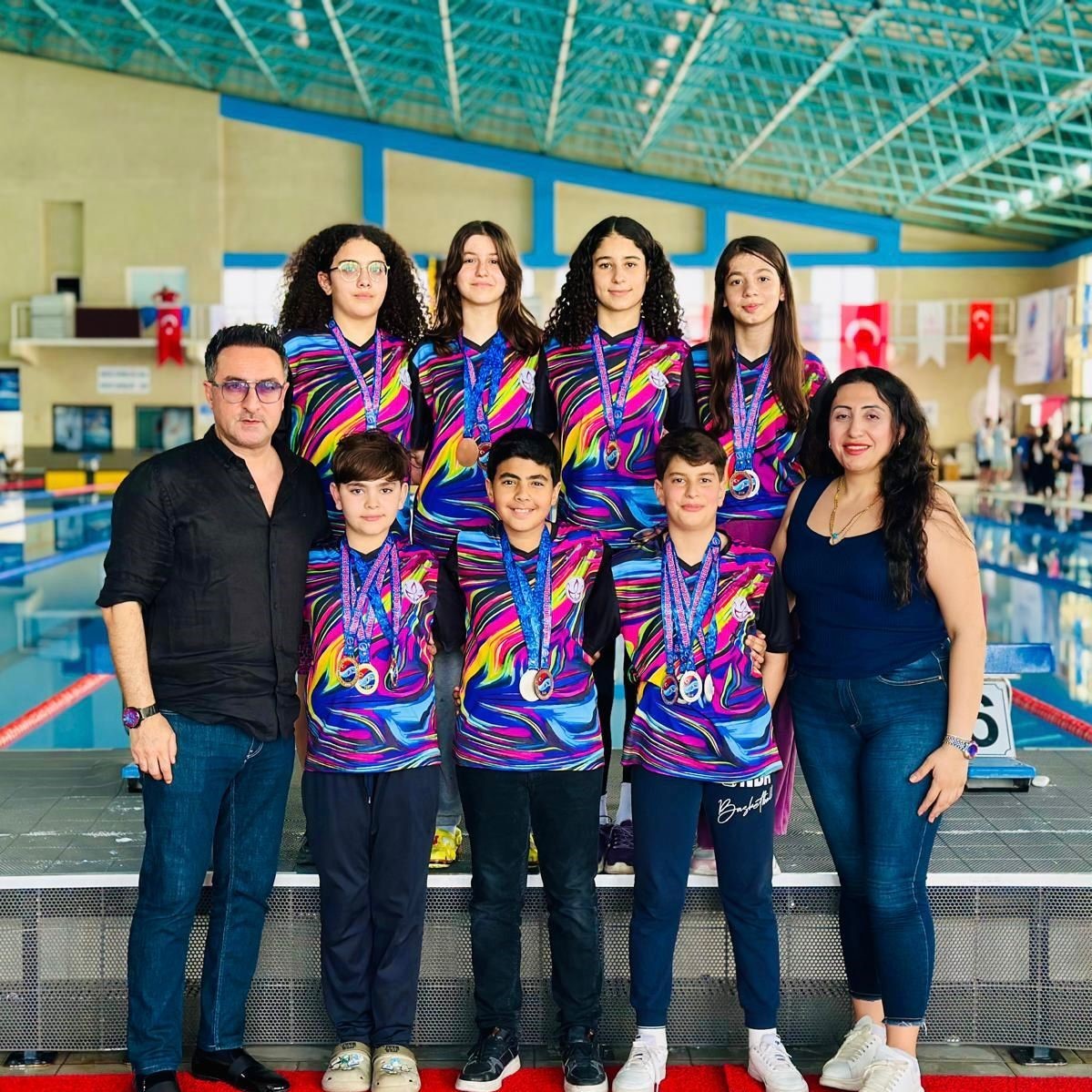 Yüzmede Elazığ’a 19 madalya
