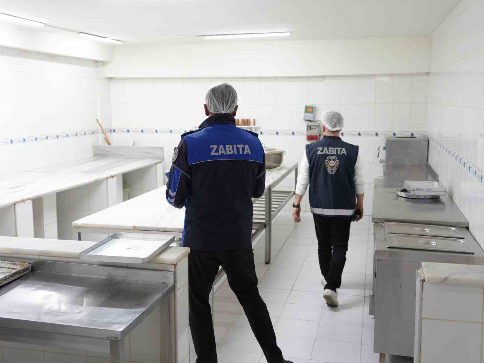 Zabıta’dan bayramlık tatlı denetimi
