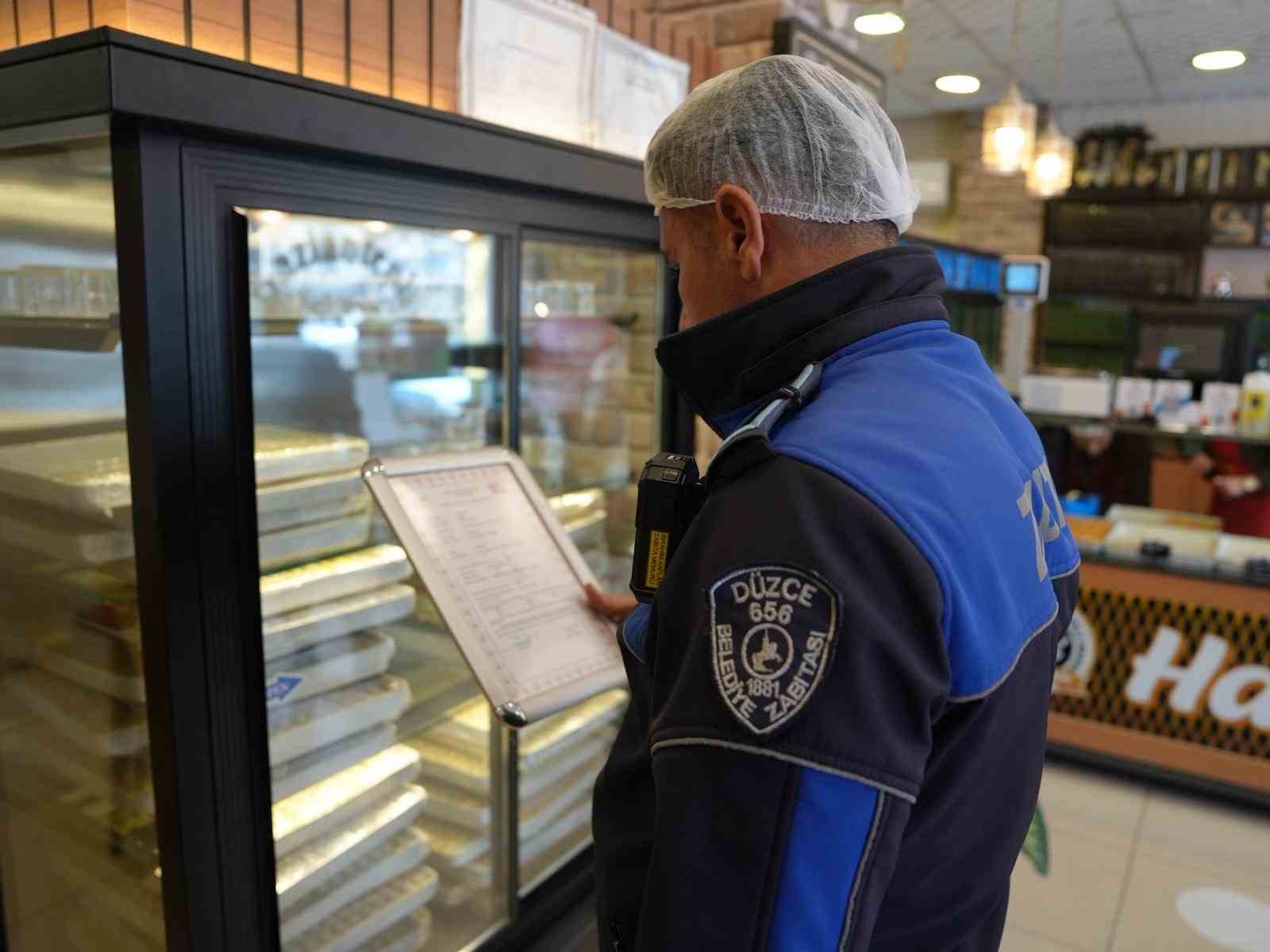 Zabıta’dan bayramlık tatlı denetimi
