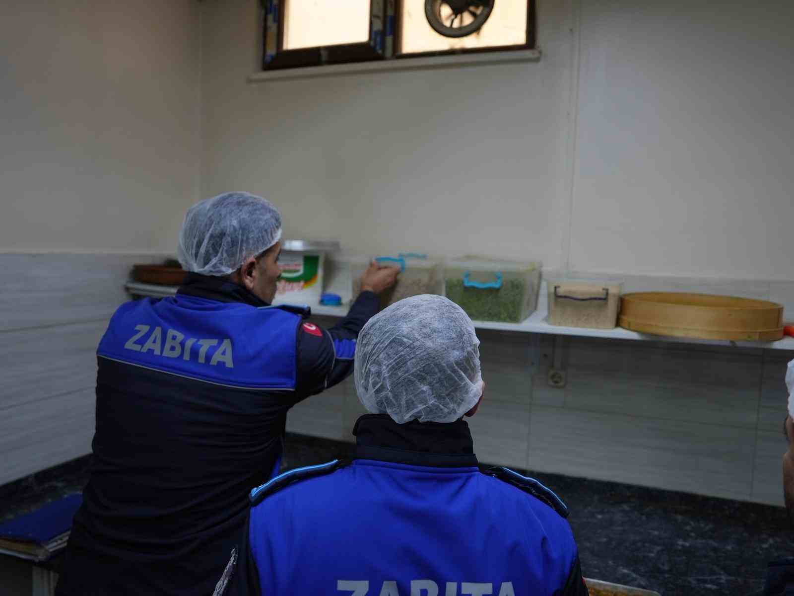 Zabıta’dan bayramlık tatlı denetimi
