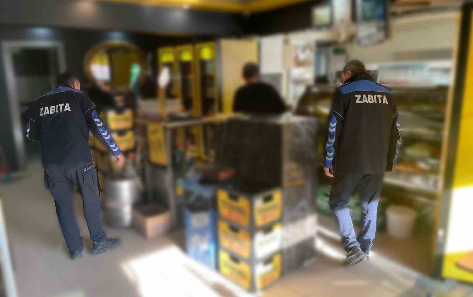 Zabıtadan yeni yıl öncesi sıkı denetim
