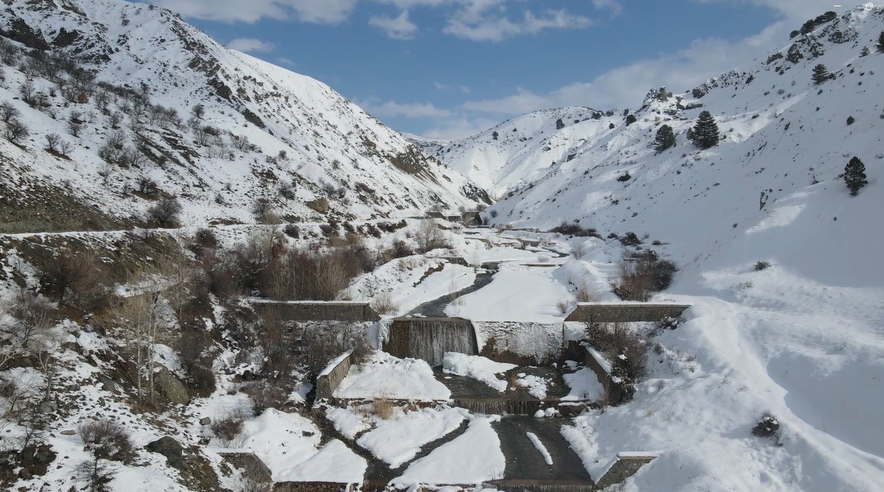 Zemheri bitti, Erzincan’da dereler yeniden akmaya başladı
