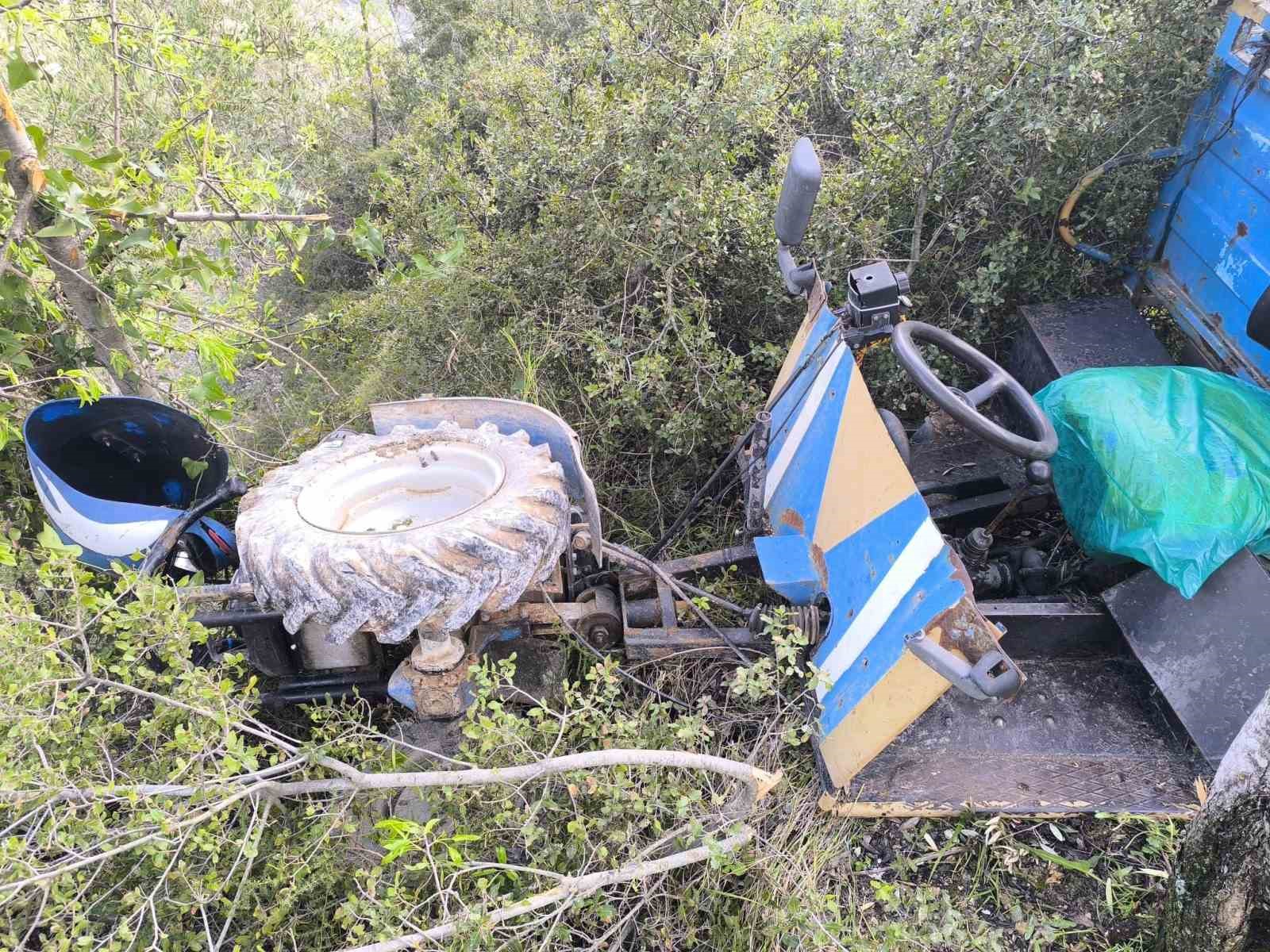 Zeytin bahçesine uçan patpatın sürücüsü öldü
