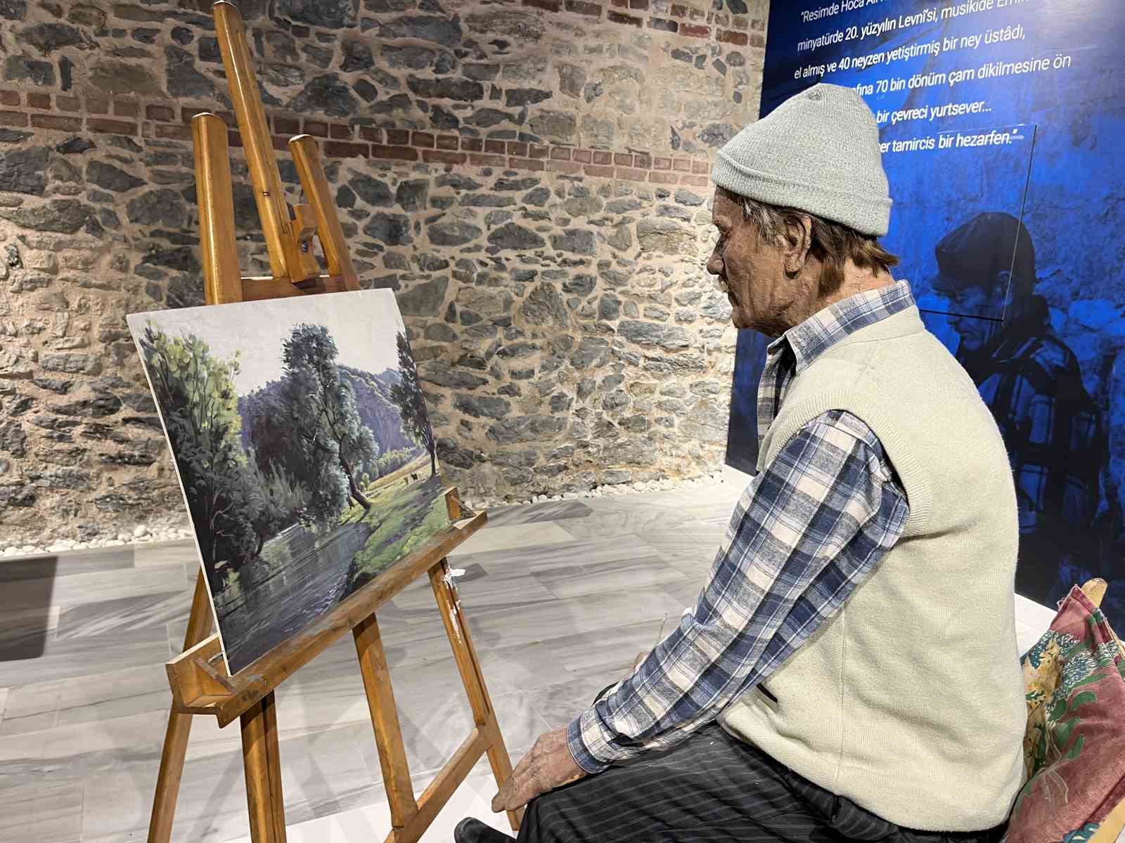 Zeytinburnu’nda "Bir Hezarfenin İzleri; Ahmet Yakupoğlu" resim sergisi açılışı yapıldı
