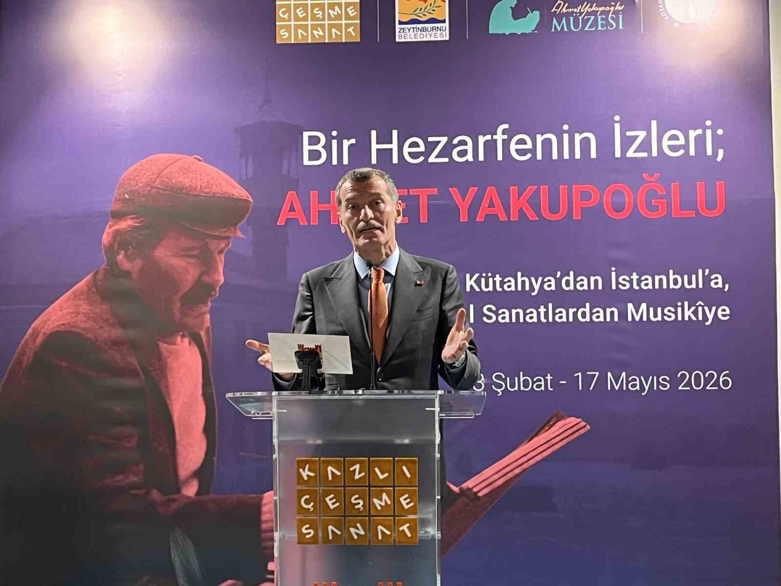 Zeytinburnu’nda "Bir Hezarfenin İzleri; Ahmet Yakupoğlu" resim sergisi açılışı yapıldı
