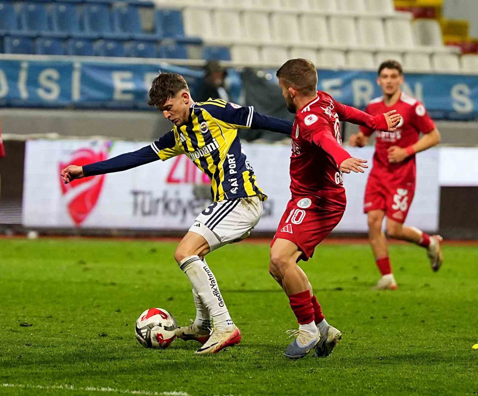 Ziraat Türkiye Kupası: Beyoğlu Yeni Çarşı: 0 - Fenerbahçe: 1 (Maç sonucu)

