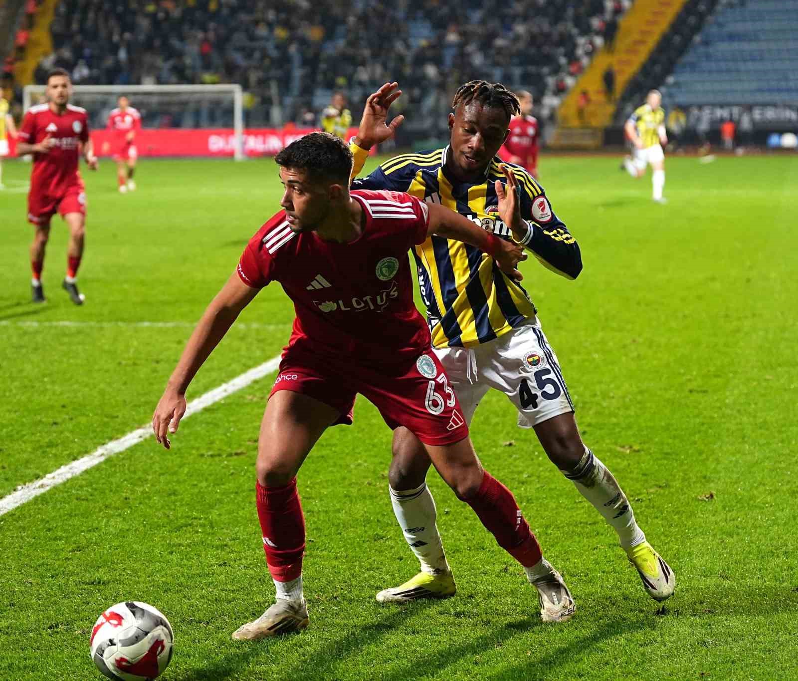 Ziraat Türkiye Kupası: Beyoğlu Yeni Çarşı: 0 - Fenerbahçe: 1 (Maç sonucu)
