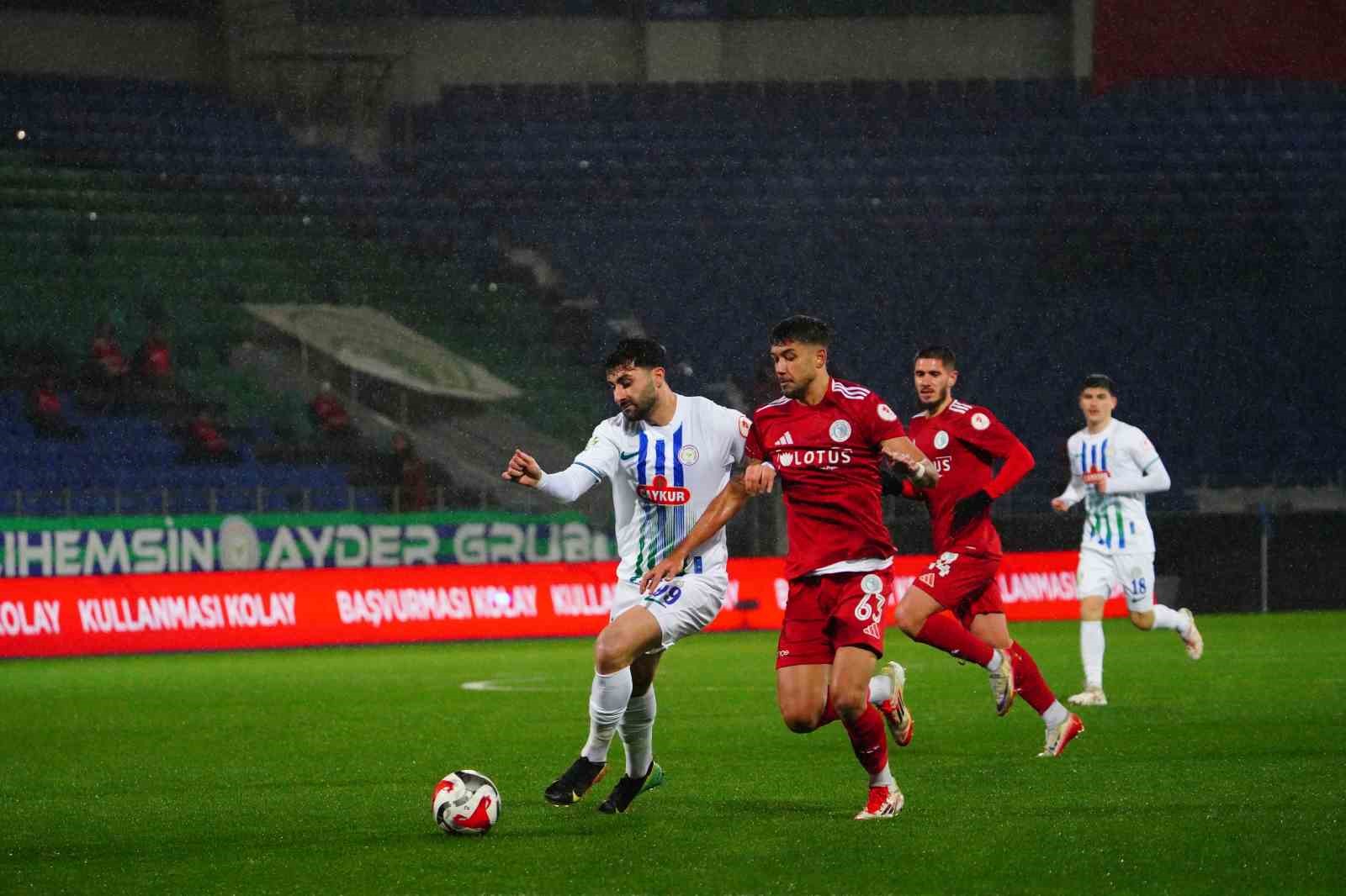 Ziraat Türkiye Kupası: Çaykur Rizespor: 0 - Beyoğlu Yeni Çarşı: 1 (İlk yarı)
