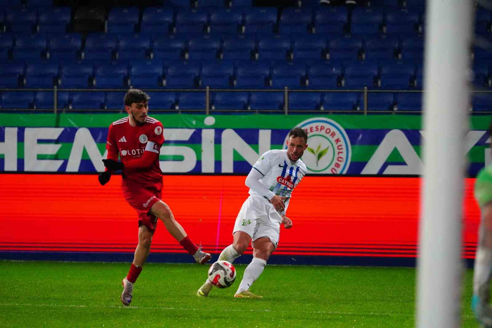 Ziraat Türkiye Kupası: Çaykur Rizespor: 1 - Beyoğlu Yeni Çarşı: 1 (Maç sonucu)
