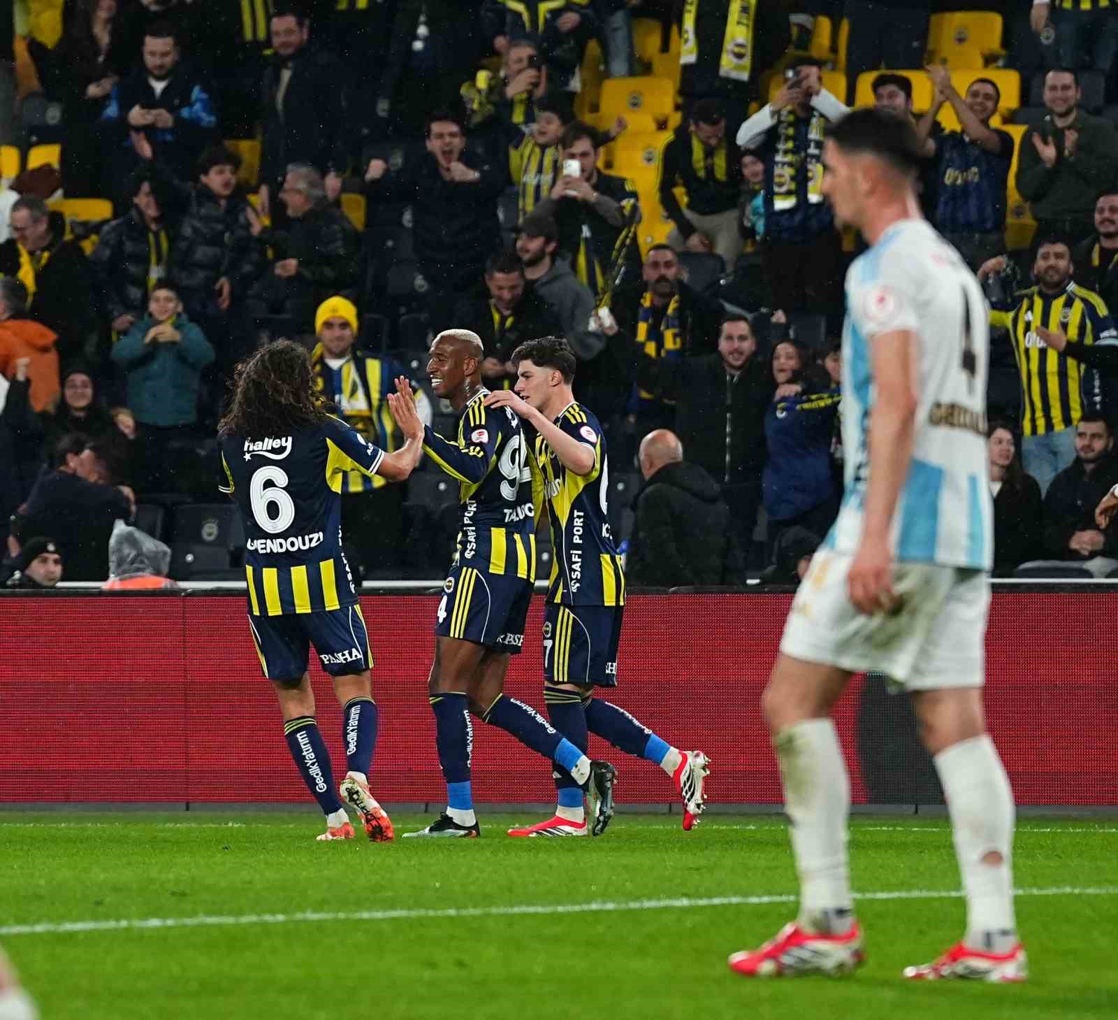 Ziraat Türkiye Kupası: Fenerbahçe: 3 - Erzurumspor FK: 1 (Maç sonucu)
