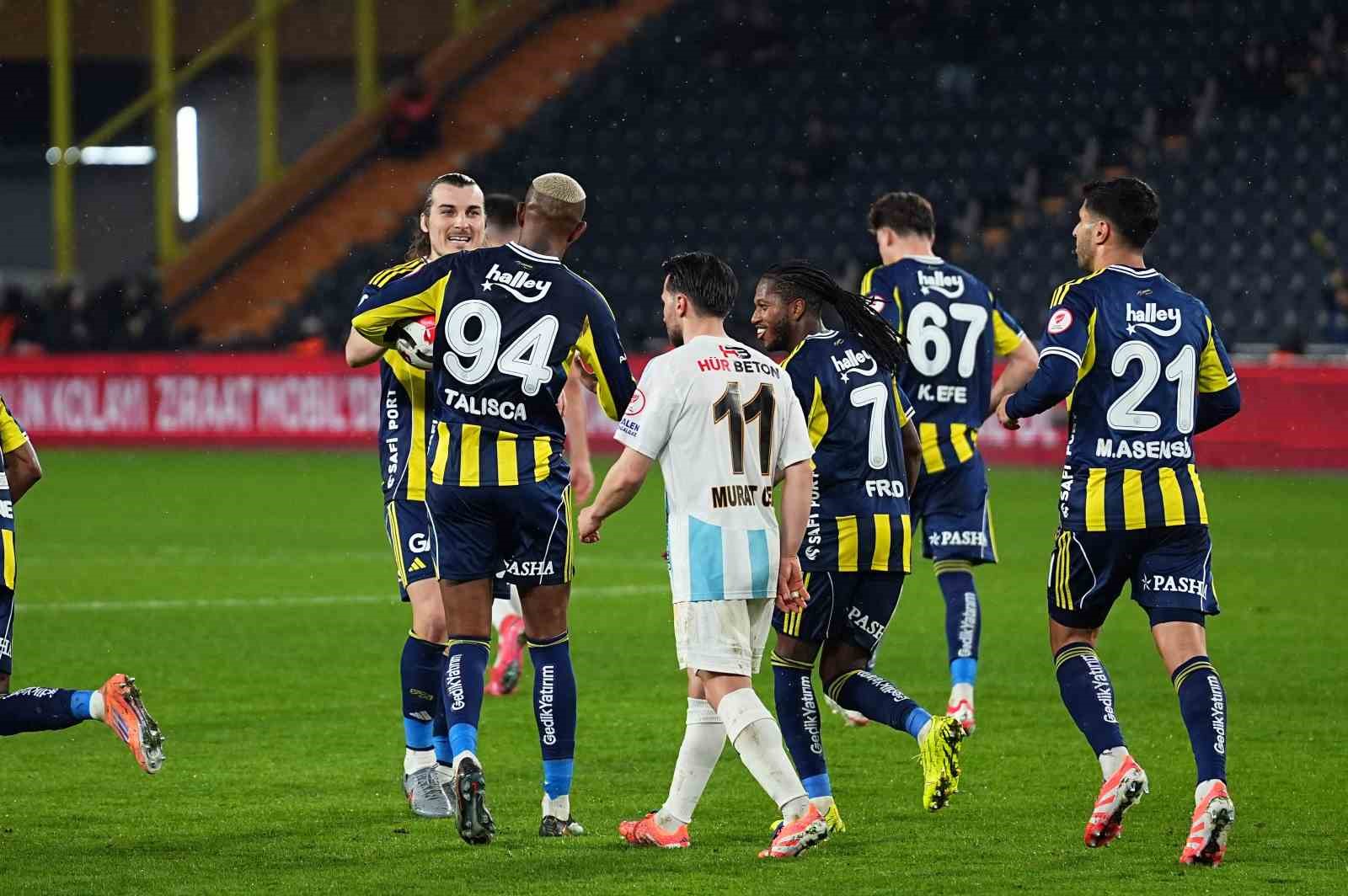 Ziraat Türkiye Kupası: Fenerbahçe: 3 - Erzurumspor FK: 1 (Maç sonucu)
