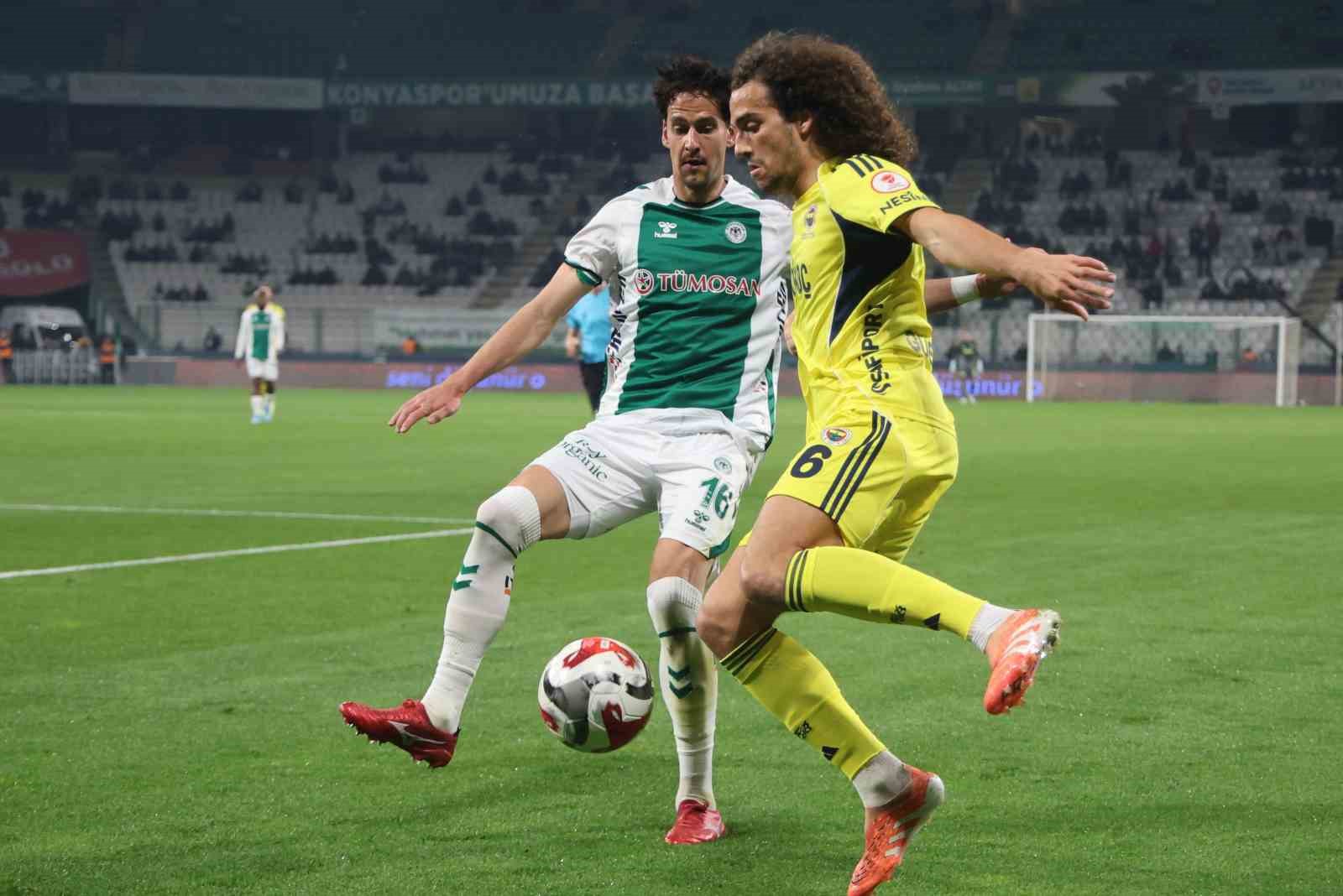 Ziraat Türkiye Kupası: Konyaspor: 0 - Fenerbahçe: 0 (İlk yarı)
