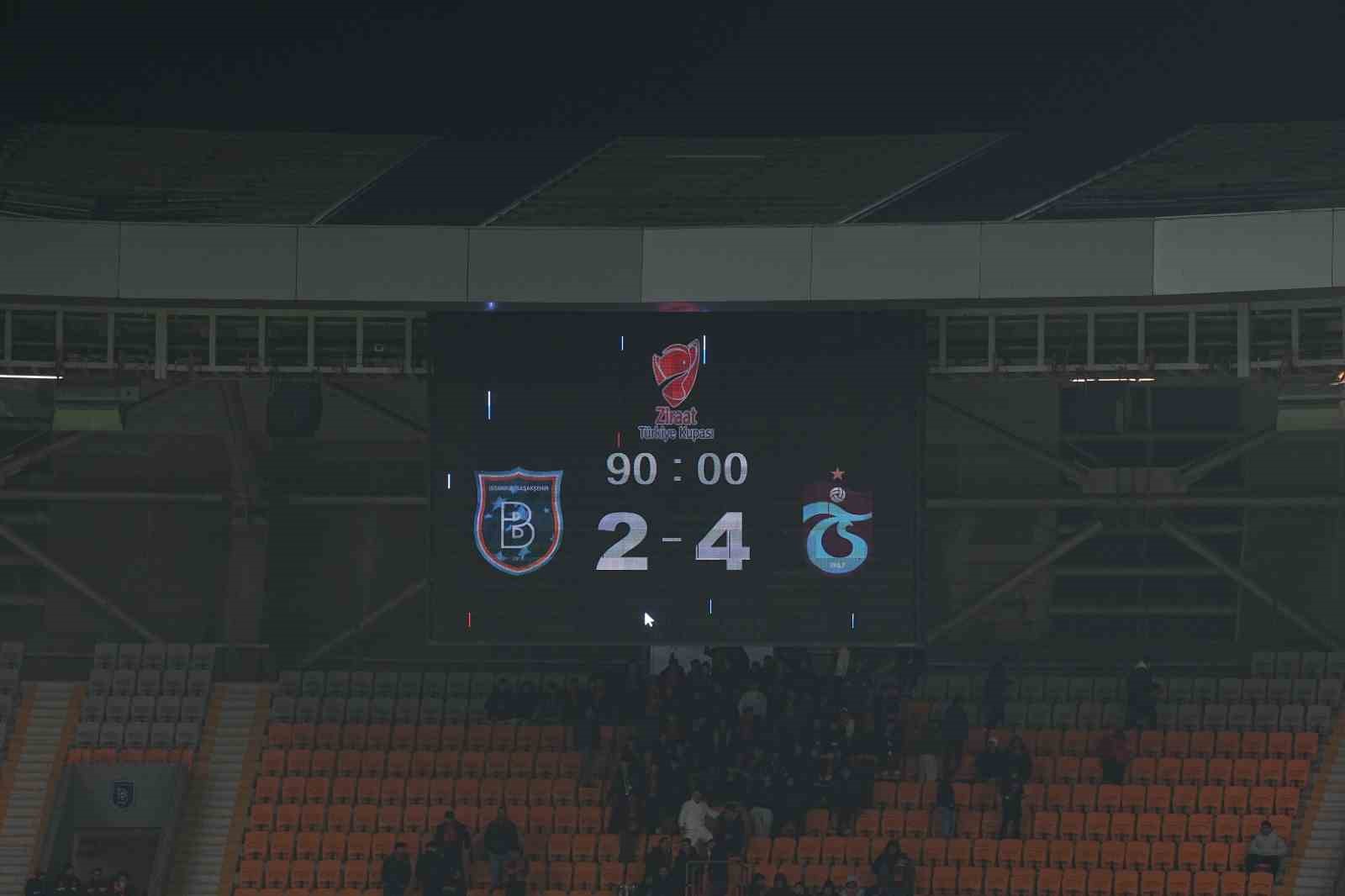Ziraat Türkiye Kupası: RAMS Başakşehir: 2 - Trabzonspor: 4 (Maç sonucu)
Ziraat Türkiye Kupası: RAMS Başakşehir: 2 - Trabzonspor: 4 (Maç sonucu)