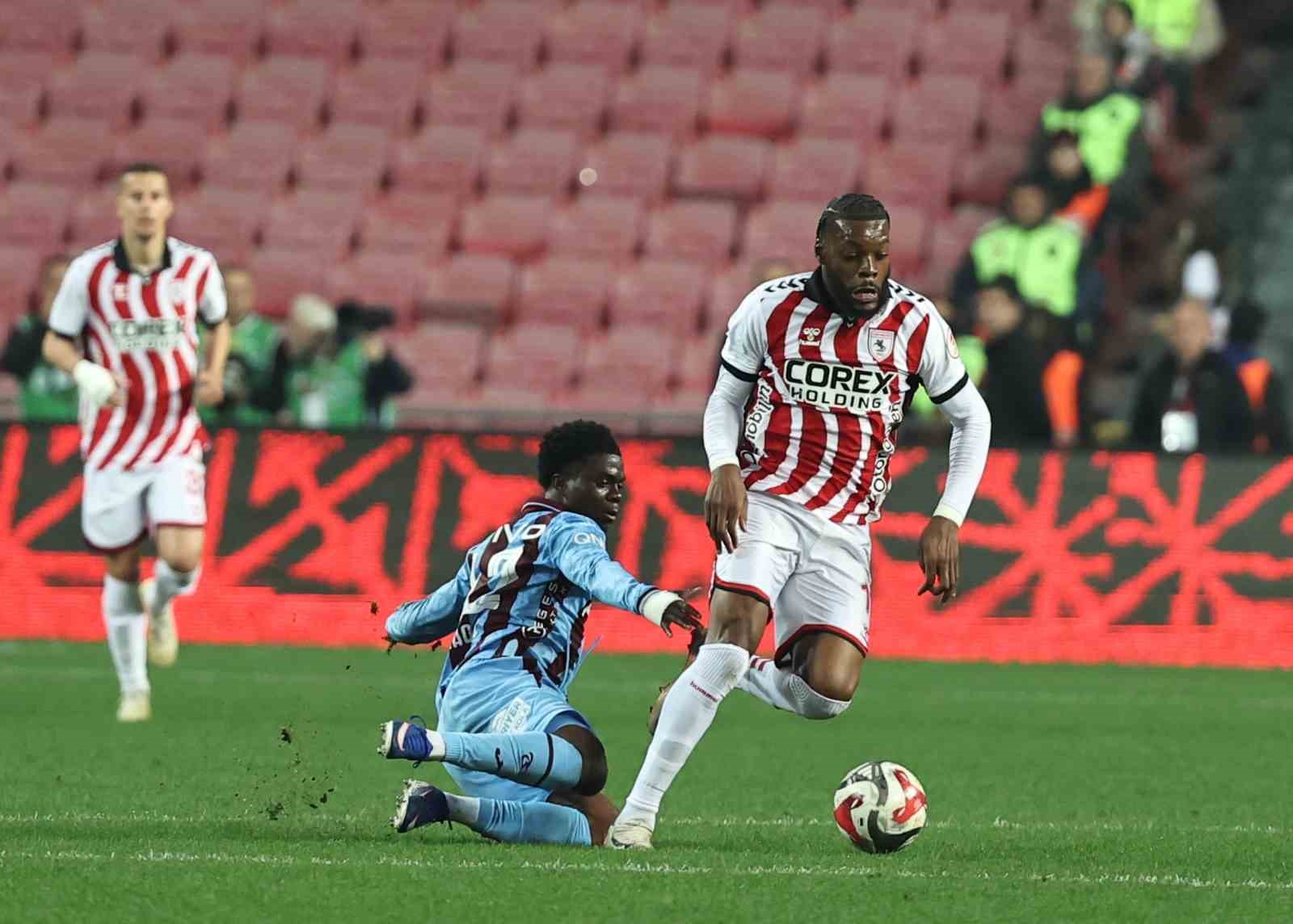 Ziraat Türkiye Kupası: Samsunspor: 0 - Trabzonspor: 0 (Maç sonucu)
