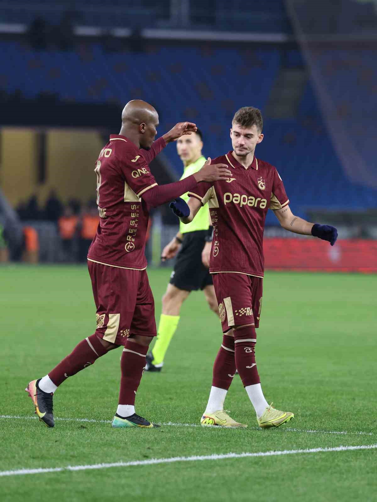 Ziraat Türkiye Kupası: Trabzonspor: 3 - Fethiyespor: 0 (Maç sonucu)
