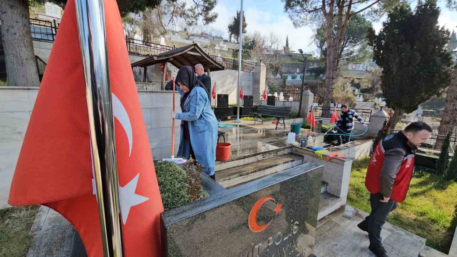 Zonguldak’ta şehitliklerde bakım ve temizlik seferberliği
