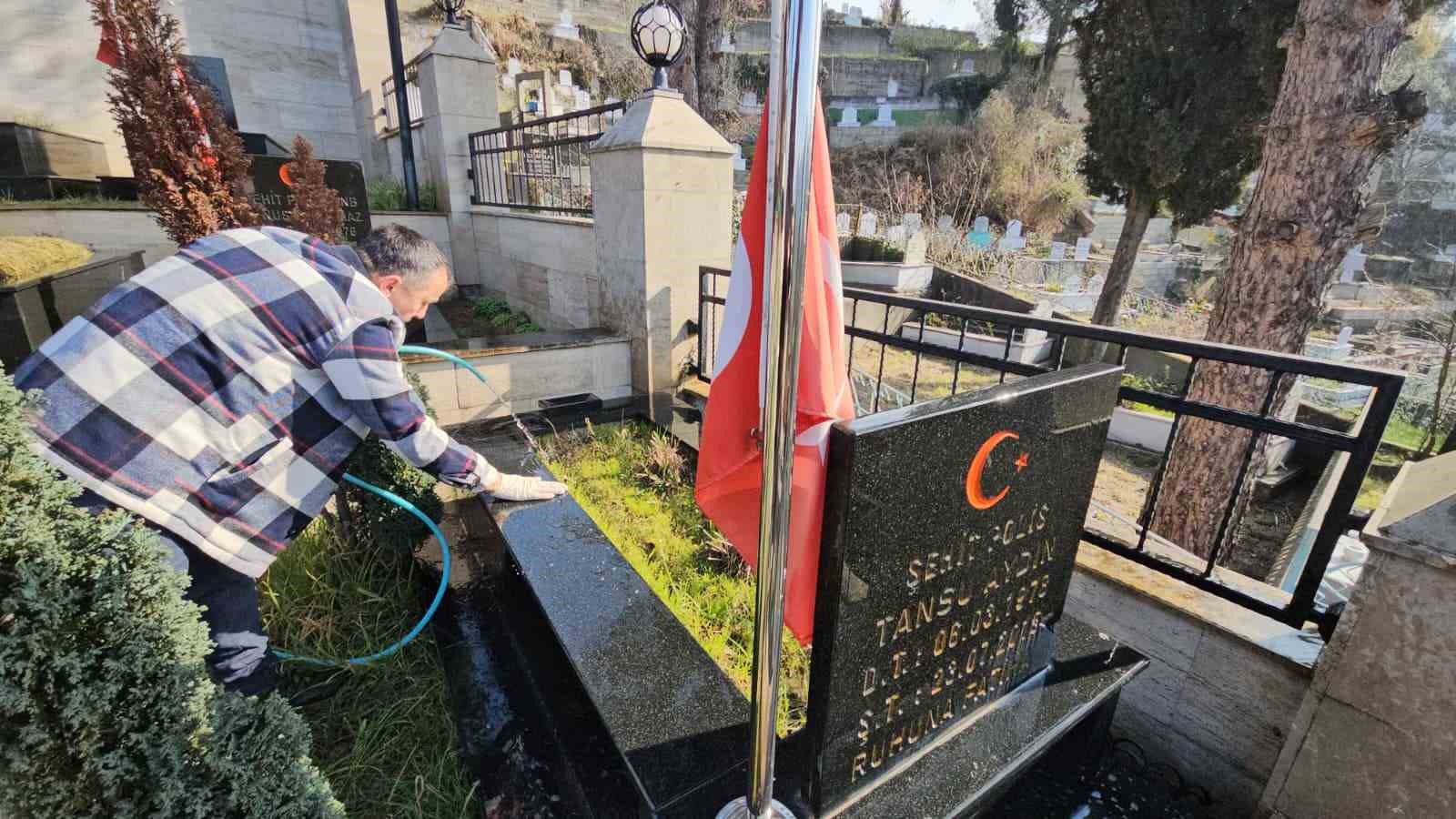 Zonguldak’ta şehitliklerde bakım ve temizlik seferberliği

