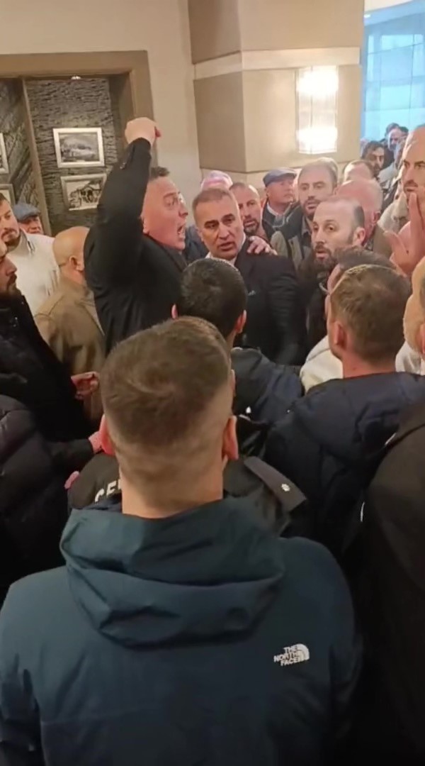 Zonguldak’ta şoförler odası seçimlerinde gergin anlar
